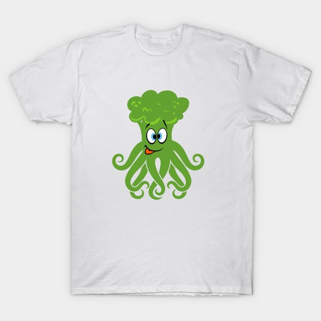 Broccoli Octopus T-Shirt by Artisan